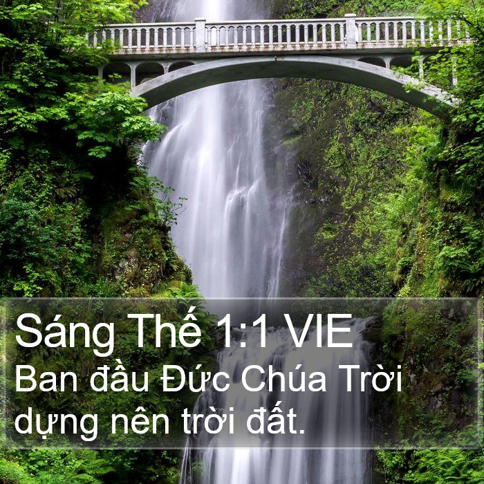 Sáng Thế 1:1 VIE Bible Study