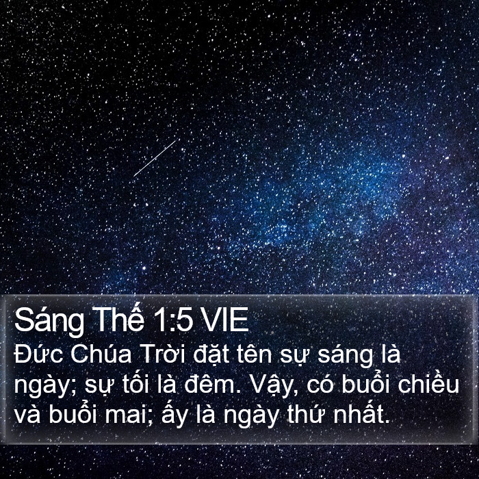 Sáng Thế 1:5 VIE Bible Study