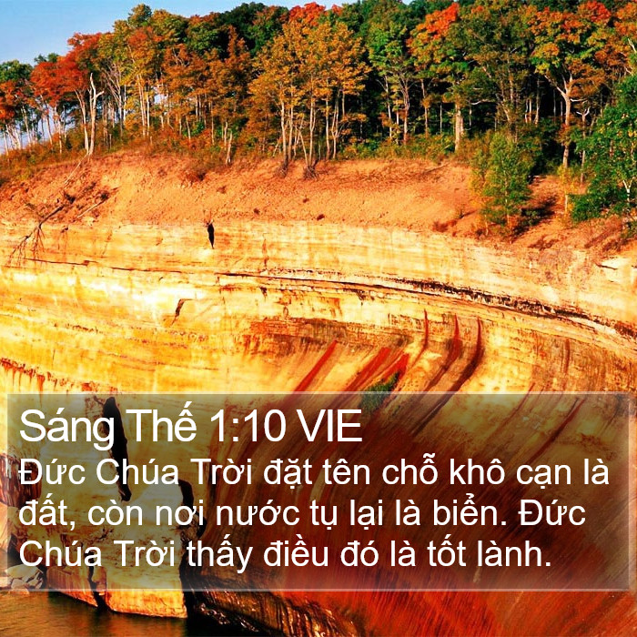 Sáng Thế 1:10 VIE Bible Study