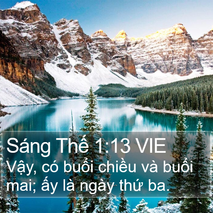 Sáng Thế 1:13 VIE Bible Study