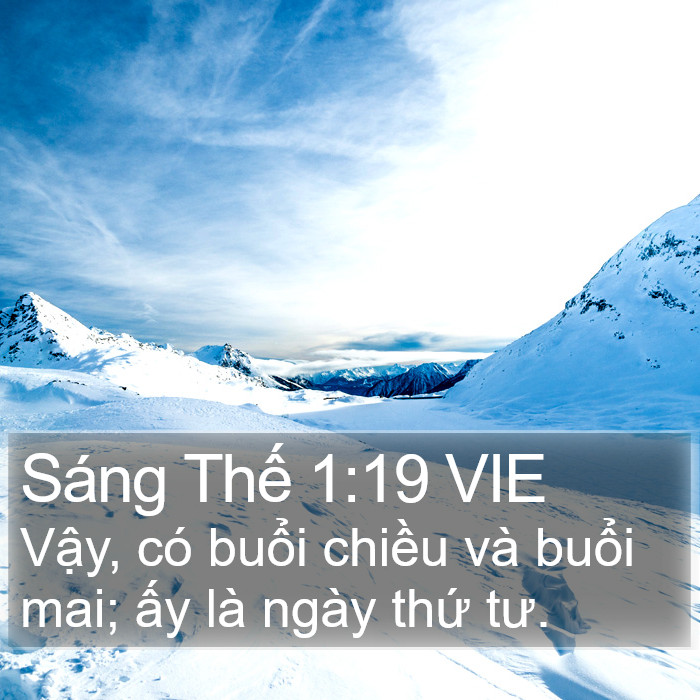 Sáng Thế 1:19 VIE Bible Study