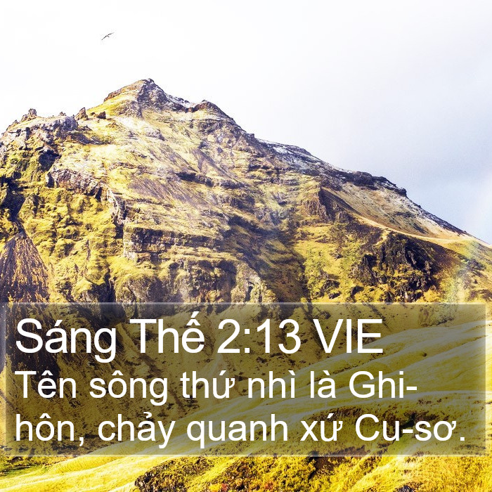 Sáng Thế 2:13 VIE Bible Study