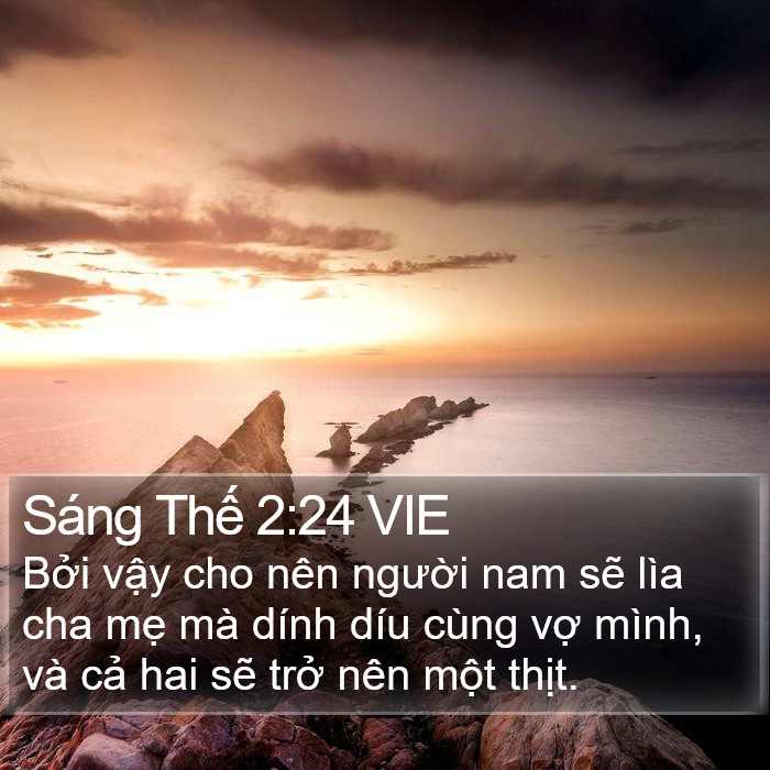 Sáng Thế 2:24 VIE Bible Study