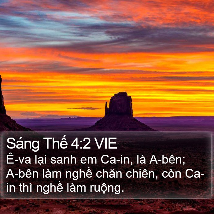 Sáng Thế 4:2 VIE Bible Study