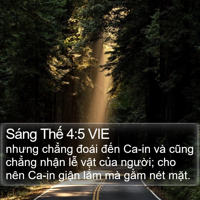 Sáng Thế 4:5 VIE Bible Study