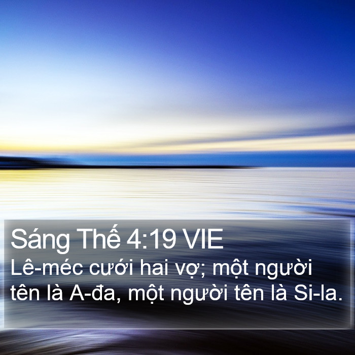 Sáng Thế 4:19 VIE Bible Study