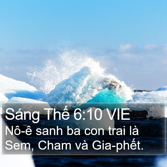 Sáng Thế 6:10 VIE Bible Study