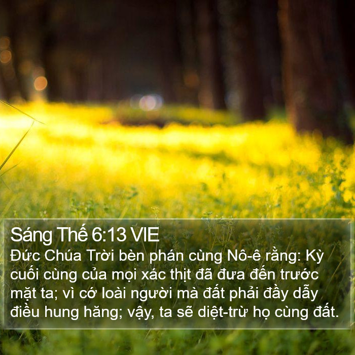 Sáng Thế 6:13 VIE Bible Study