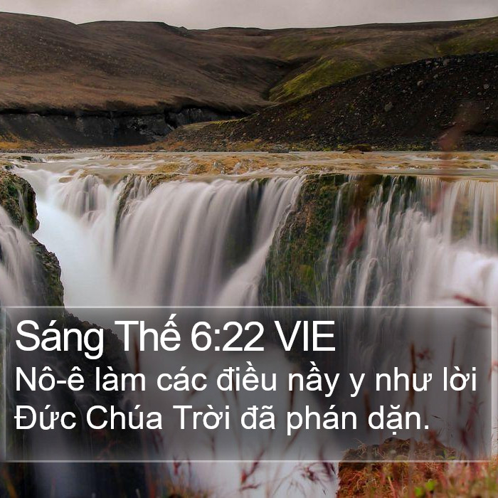 Sáng Thế 6:22 VIE Bible Study