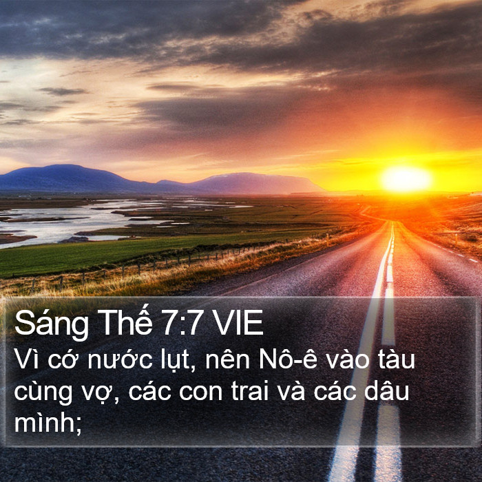 Sáng Thế 7:7 VIE Bible Study