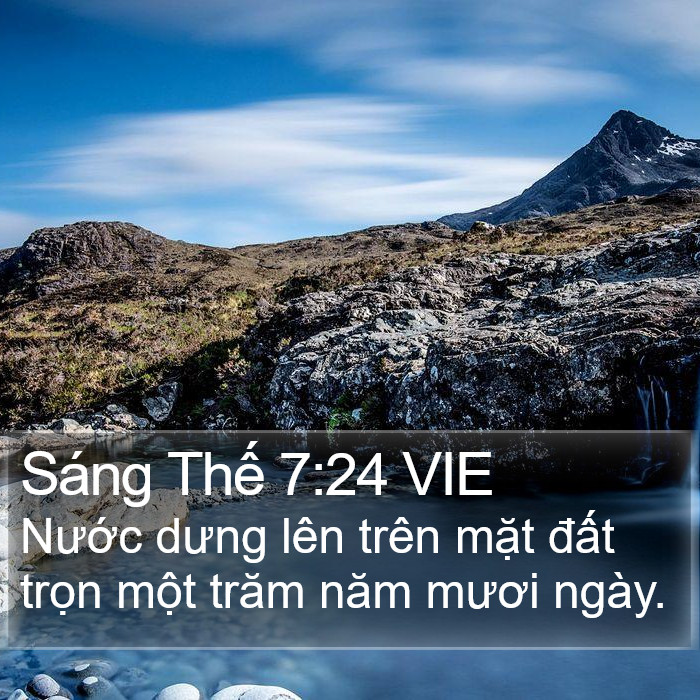 Sáng Thế 7:24 VIE Bible Study