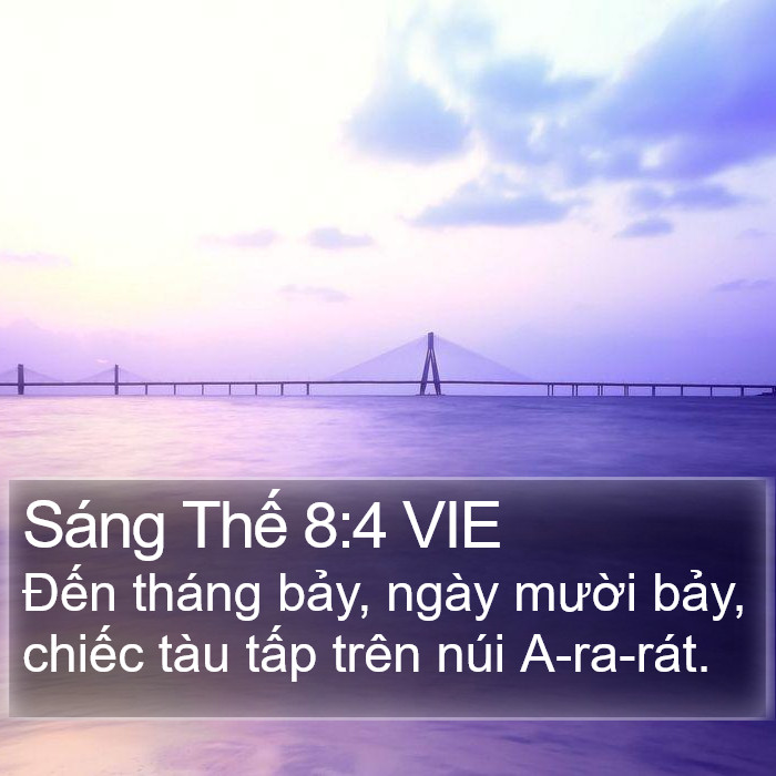 Sáng Thế 8:4 VIE Bible Study