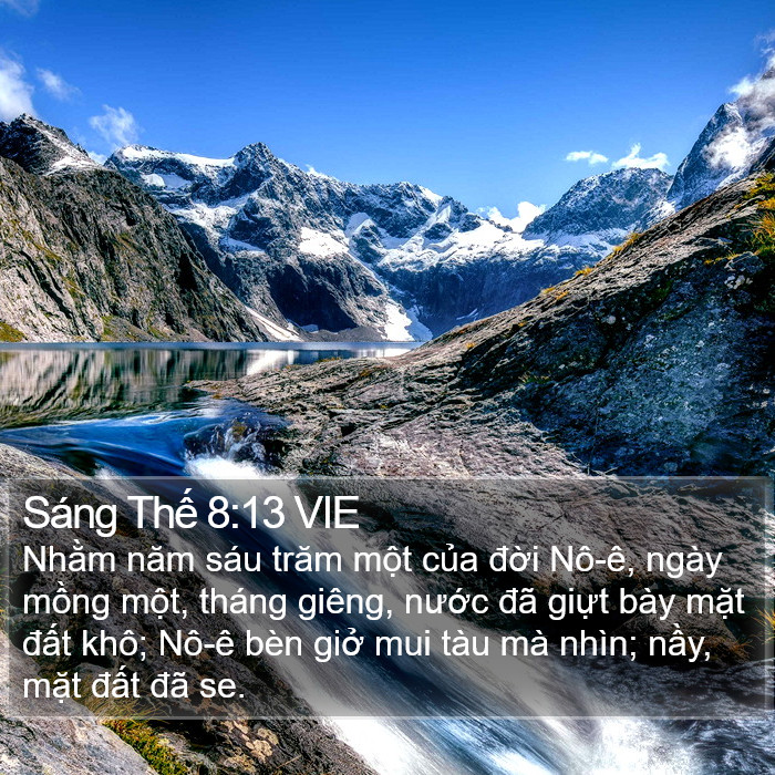 Sáng Thế 8:13 VIE Bible Study