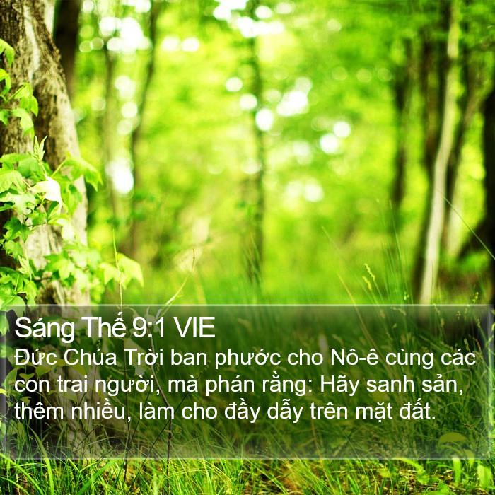 Sáng Thế 9:1 VIE Bible Study