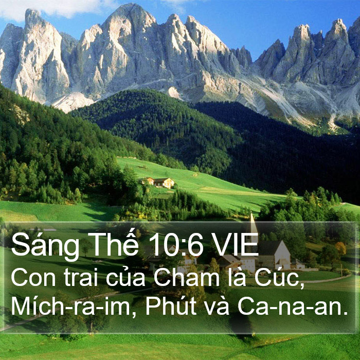 Sáng Thế 10:6 VIE Bible Study