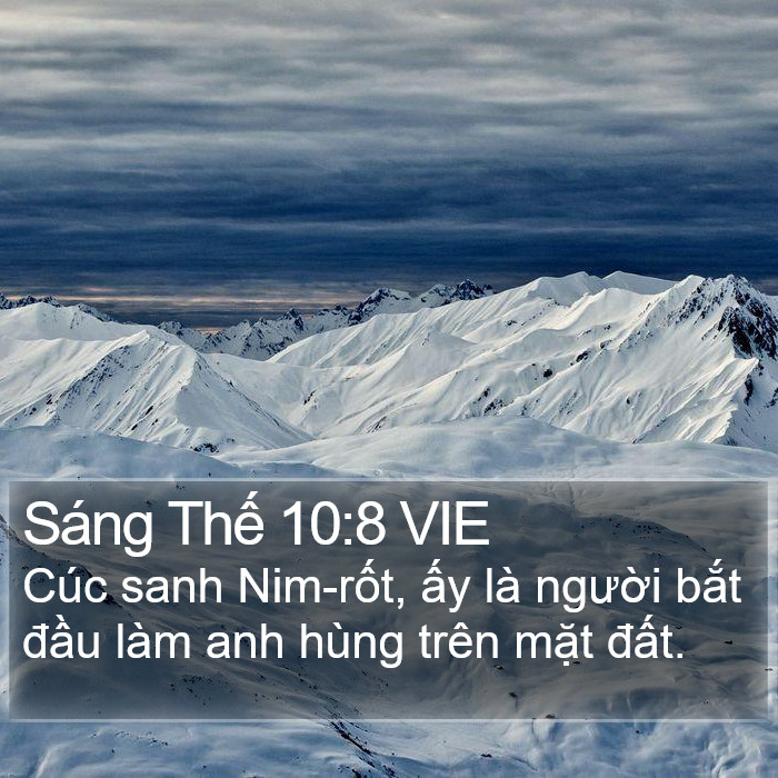 Sáng Thế 10:8 VIE Bible Study