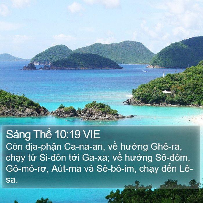 Sáng Thế 10:19 VIE Bible Study