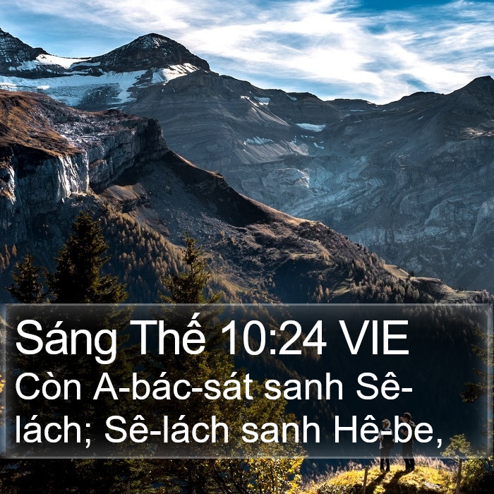 Sáng Thế 10:24 VIE Bible Study