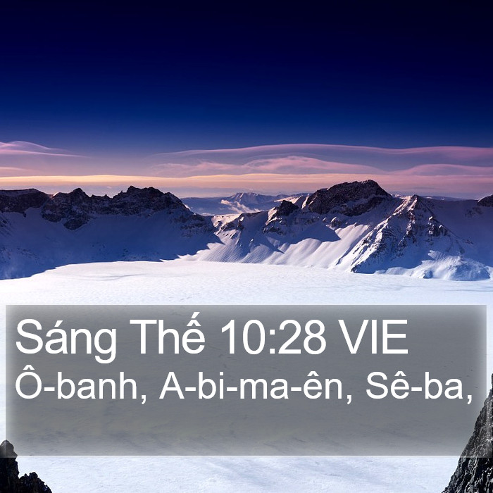 Sáng Thế 10:28 VIE Bible Study