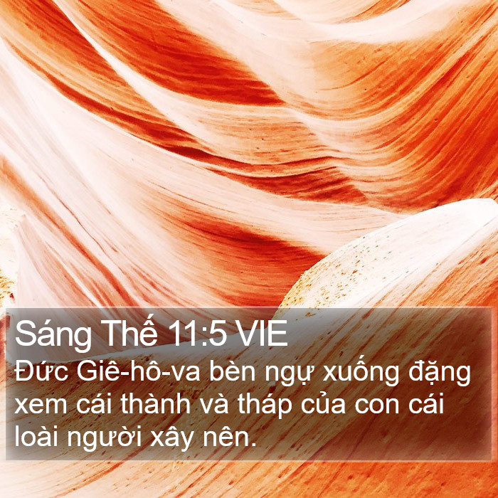 Sáng Thế 11:5 VIE Bible Study