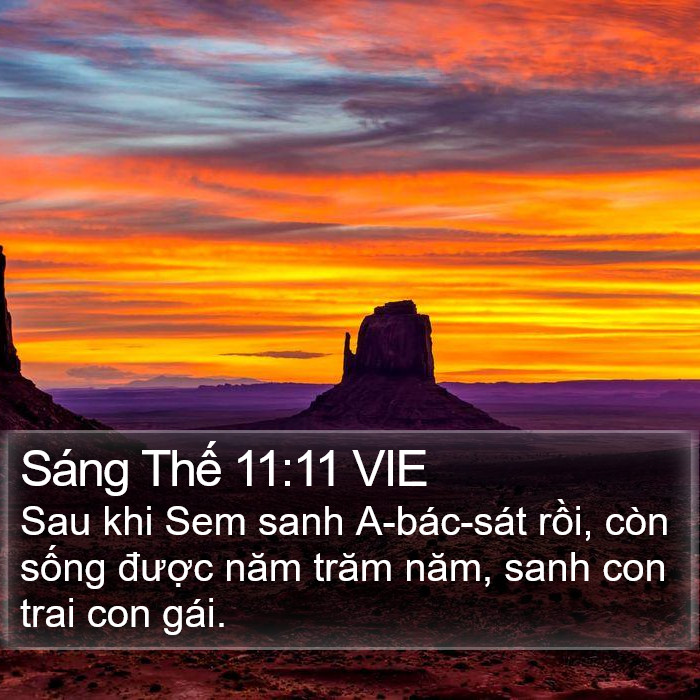 Sáng Thế 11:11 VIE Bible Study