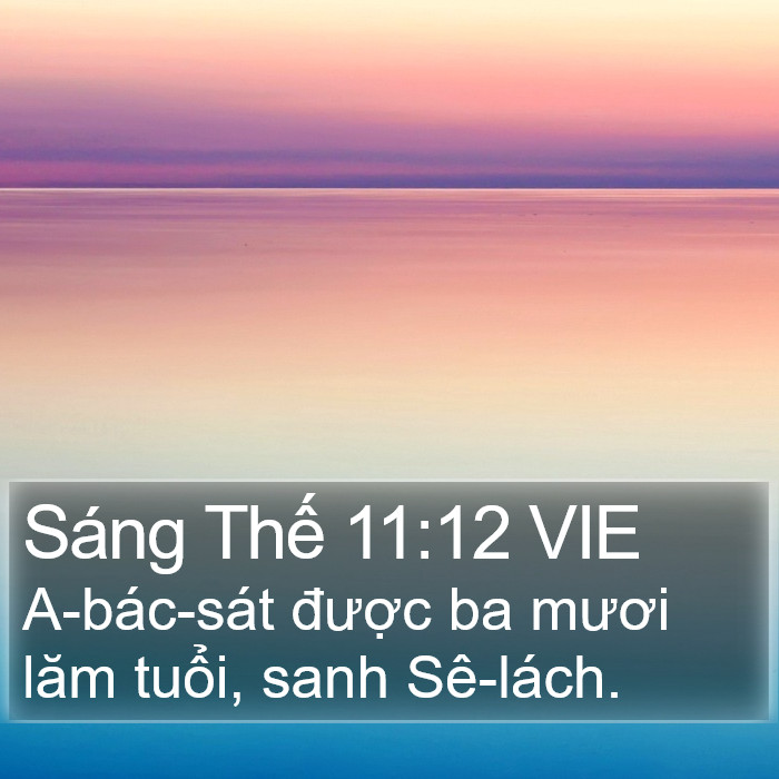 Sáng Thế 11:12 VIE Bible Study