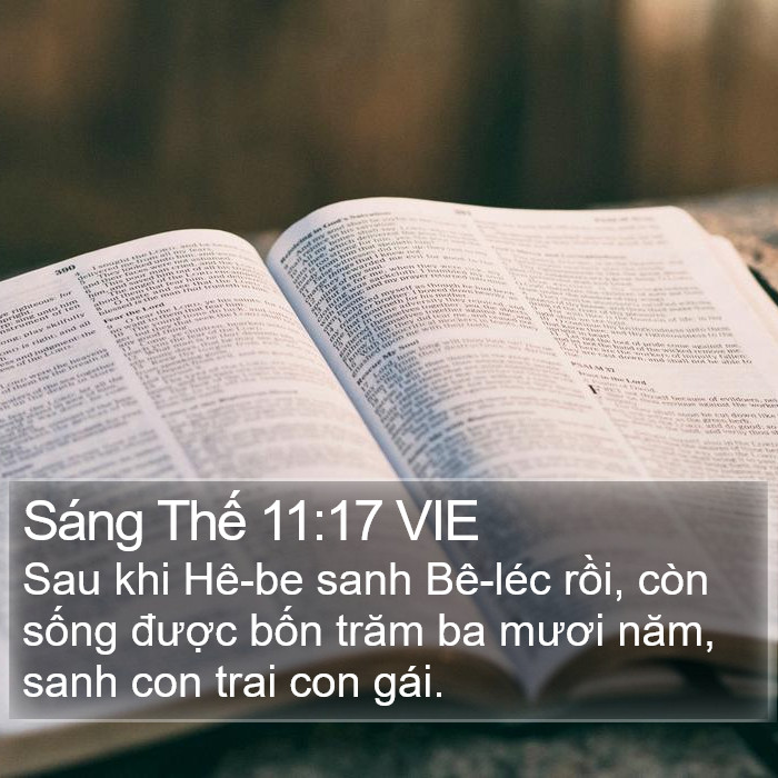 Sáng Thế 11:17 VIE Bible Study