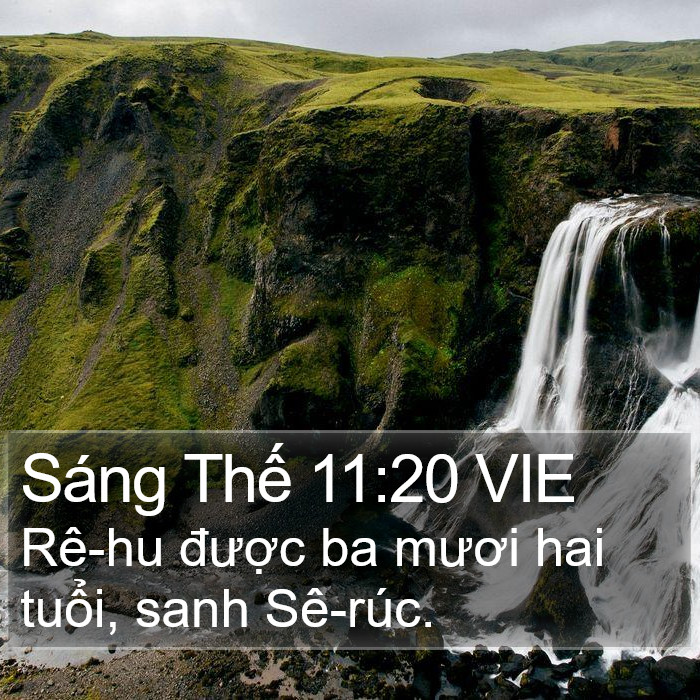 Sáng Thế 11:20 VIE Bible Study