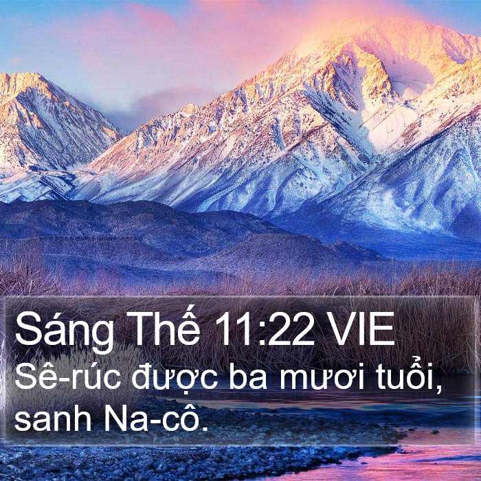 Sáng Thế 11:22 VIE Bible Study