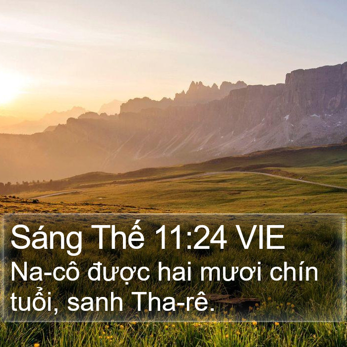 Sáng Thế 11:24 VIE Bible Study