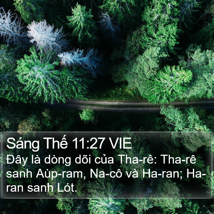 Sáng Thế 11:27 VIE Bible Study