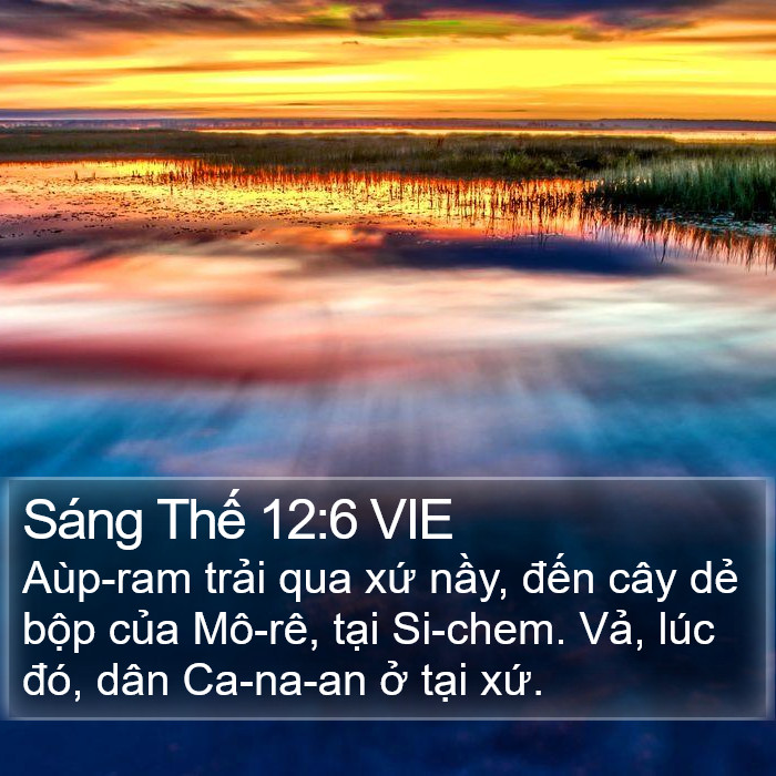 Sáng Thế 12:6 VIE Bible Study