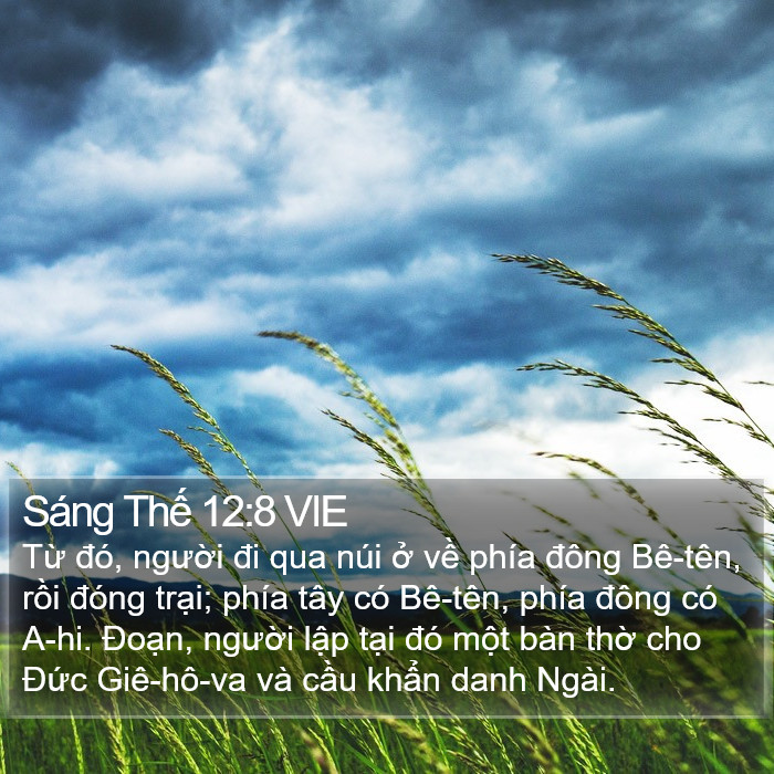 Sáng Thế 12:8 VIE Bible Study
