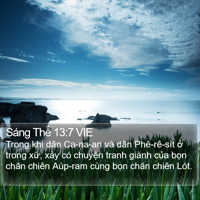 Sáng Thế 13:7 VIE Bible Study