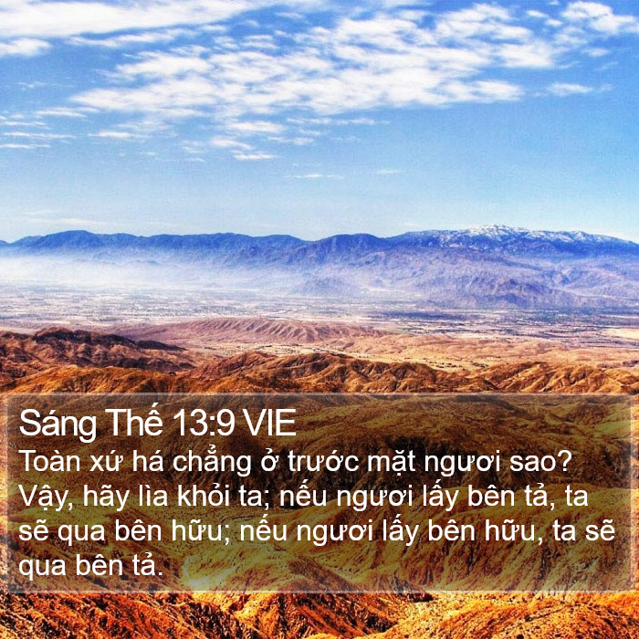 Sáng Thế 13:9 VIE Bible Study