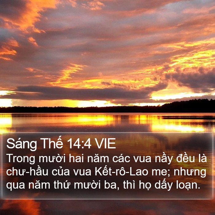 Sáng Thế 14:4 VIE Bible Study