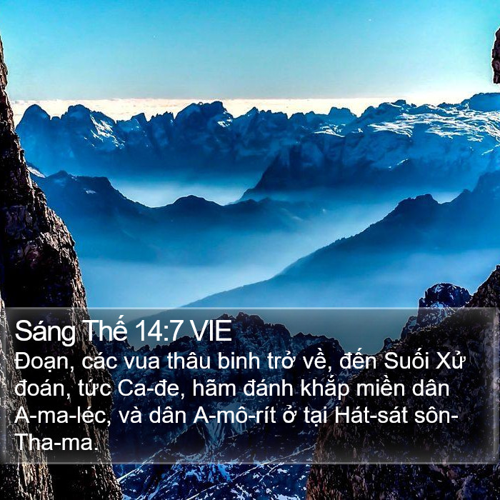 Sáng Thế 14:7 VIE Bible Study