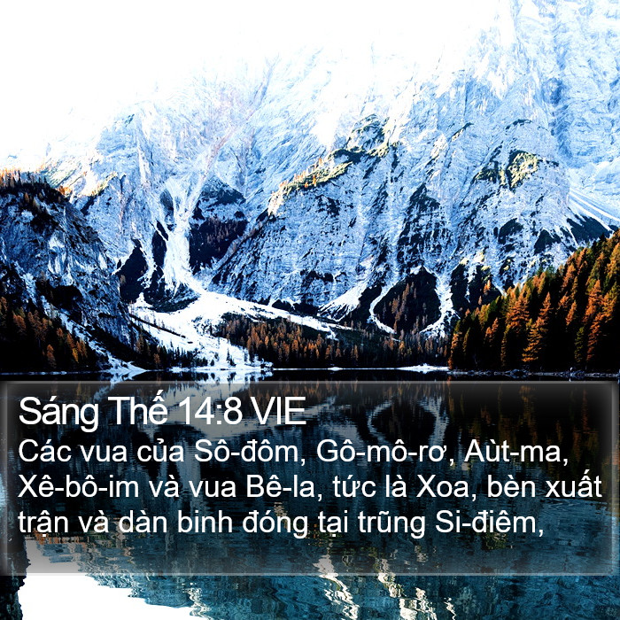 Sáng Thế 14:8 VIE Bible Study