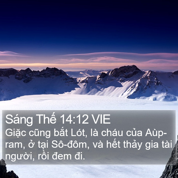 Sáng Thế 14:12 VIE Bible Study