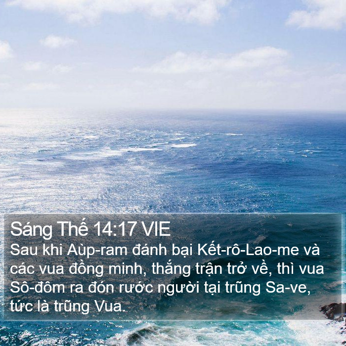 Sáng Thế 14:17 VIE Bible Study