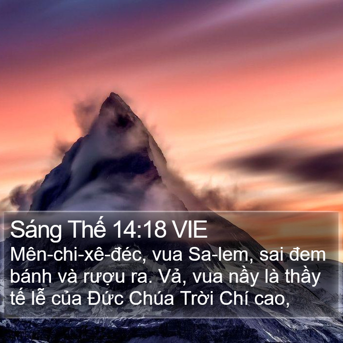 Sáng Thế 14:18 VIE Bible Study