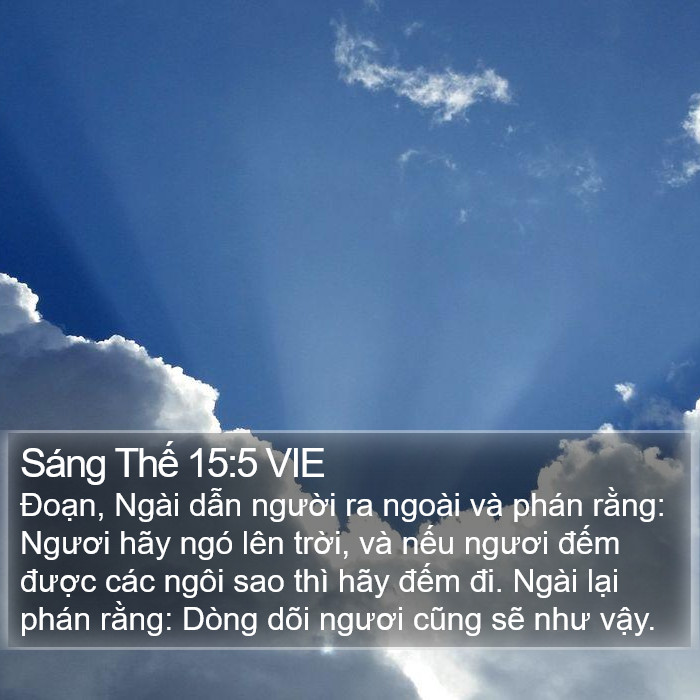 Sáng Thế 15:5 VIE Bible Study