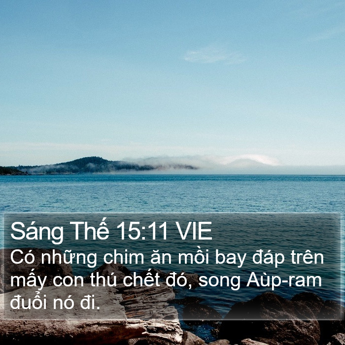 Sáng Thế 15:11 VIE Bible Study