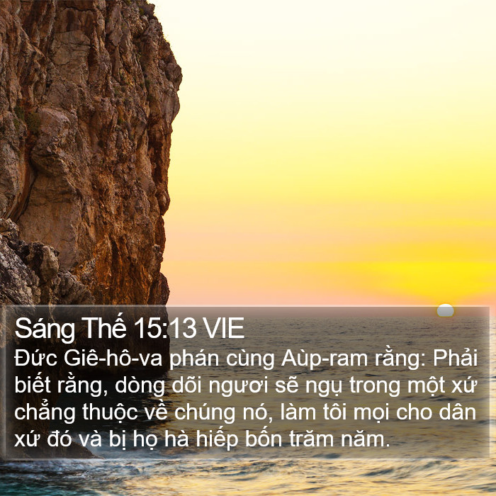 Sáng Thế 15:13 VIE Bible Study