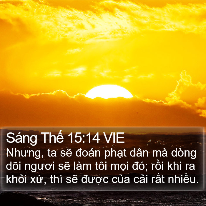 Sáng Thế 15:14 VIE Bible Study