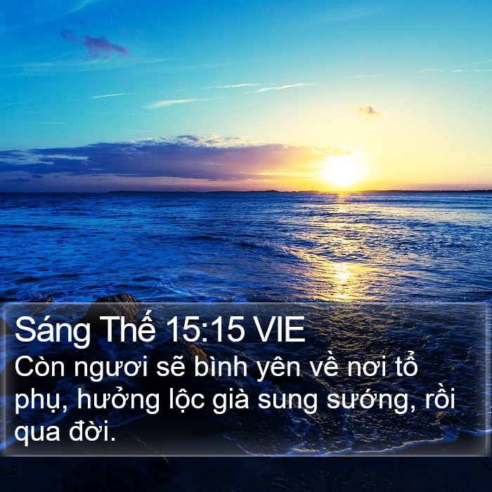 Sáng Thế 15:15 VIE Bible Study