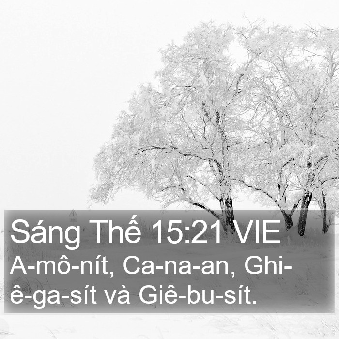 Sáng Thế 15:21 VIE Bible Study