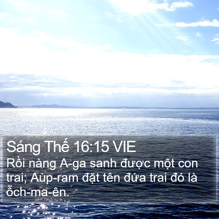 Sáng Thế 16:15 VIE Bible Study
