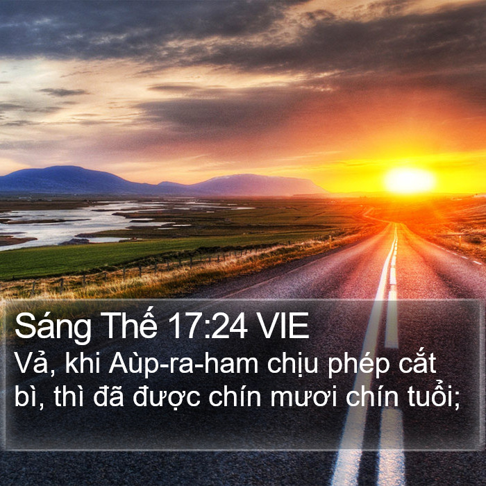 Sáng Thế 17:24 VIE Bible Study