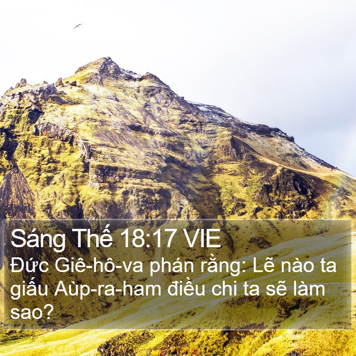 Sáng Thế 18:17 VIE Bible Study